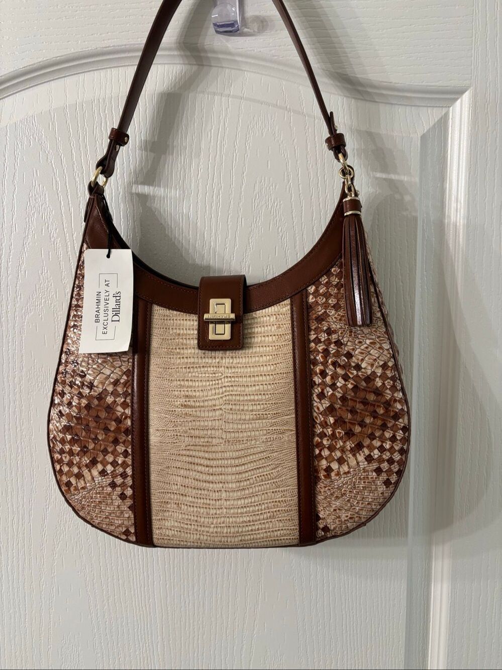 NWT Brahmin Fallon Hobo Shoulder Bag